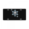 skull snowflakes alternative christmas jumper License Plate