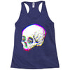 skull glitch Racerback Tank