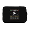 aquarius christmas ugly sweater Laptop sleeve