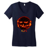 Halloween Sun Women's V-Neck T-Shirt