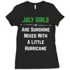 July Girls Ladies Fitted T-Shirt