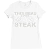 steak Ladies Fitted T-Shirt