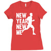 new year, new me running fitness Ladies Fitted T-Shirt