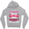 running mommy white Zipper Hoodie