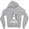 bunny anxiety Zipper Hoodie