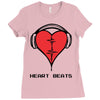heart beats Ladies Fitted T-Shirt