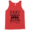 Born In April Tank Top