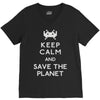 save the planet (2) V-Neck Tee