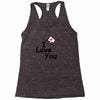 I LOVE YOU Racerback Tank