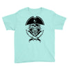 skull with beard Youth Tee