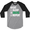 eat sleep celtic 3/4 Sleeve Shirt