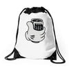 mickey beer Drawstring Bags