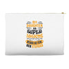 My Daughter Is Super Awesome Her Stepdad Accessory Pouches