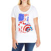 i'm the captain in the war Ladies Curvy T-Shirt