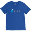 funny 80s pacman cookie monster retro gaming V-Neck Tee