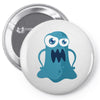 angry monster Pin-back button