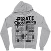 pirate crossword Zipper Hoodie