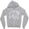 bear Zipper Hoodie