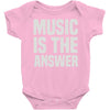 music is the answer Baby Onesie