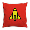 Reggie Rocket Throw Pillow