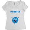 Creating A Lil Monster Baby Boy Women's Triblend Scoop T-shirt