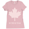 canada eh team Ladies Fitted T-Shirt