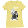 faith animal pray Ladies Fitted T-Shirt