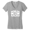 World's Best Mom Ever Women's V-Neck T-Shirt