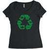 rock paper scissors Women's Triblend Scoop T-shirt