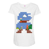 Mario Games Maternity Scoop Neck T-shirt