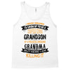 Super Cool Grandson Of A Freaking Awesome Grandma Tank Top