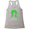 the green frog Racerback Tank