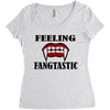 feeling fangtastic Women's Triblend Scoop T-shirt