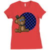 freddy plushie Ladies Fitted T-Shirt