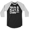 nick kurt dale 3/4 Sleeve Shirt
