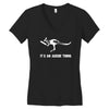 cricket it's an aussie thing Women's V-Neck T-Shirt