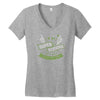 i'm not superstitious, but i am a little stitious Women's V-Neck T-Shirt