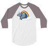 real unicorns have curves 3/4 Sleeve Shirt