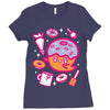 donut ghost baking Ladies Fitted T-Shirt