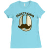 mustachio Ladies Fitted T-Shirt