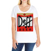 duff parody deff Ladies Curvy T-Shirt