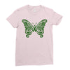 liver cancer butterfly Ladies Fitted T-Shirt
