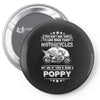 Motorcycles Poppy Pin-back button