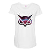 black Maternity Scoop Neck T-shirt