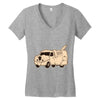 the shaggin' wagon Women's V-Neck T-Shirt