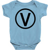 vegan symbol Baby Bodysuit