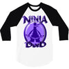 ninja dad 3/4 Sleeve Shirt