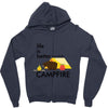 life is better around the campfire Zipper Hoodie