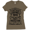Vintage 1981 Ladies Fitted T-Shirt