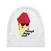 through being cool graphic Baby Beanies